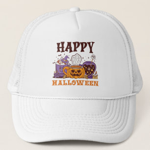 Happy Halloween Coffee Brew Truckerkappe