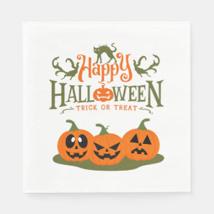 Happy Halloween - Cooles Halloween Serviette