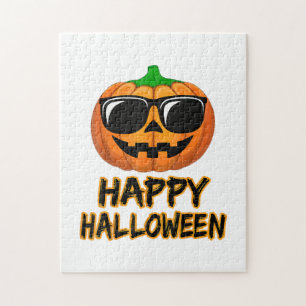Happy Halloween Costume Funny Pumpkin Puzzle