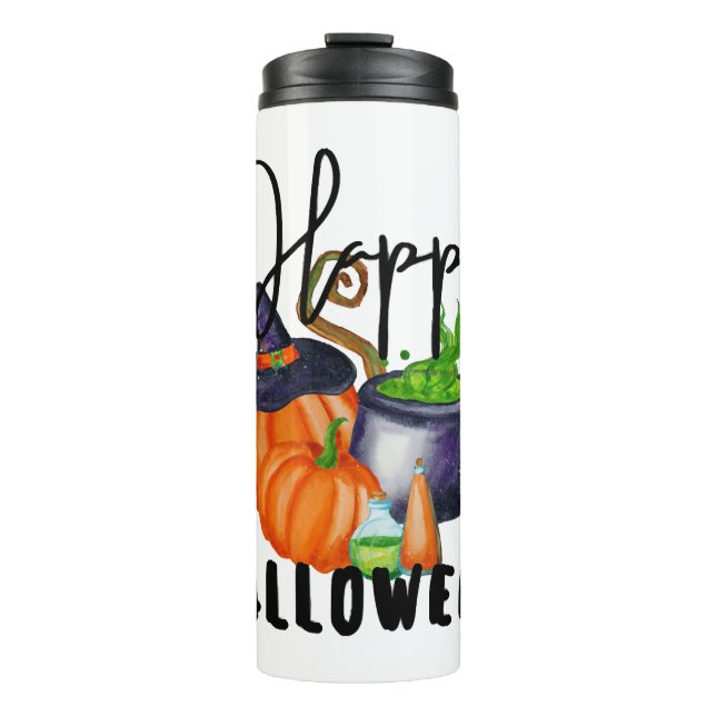 Happy Halloween Costume Halloween Dekor Thermosbecher (Vorderseite)