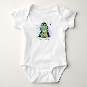 Happy Halloween Count Gator Baby Strampler