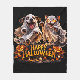 Happy Halloween cozy fleece