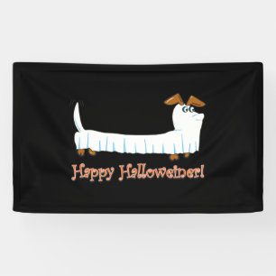 Happy Halloween Dackel Banner