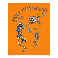 Happy Halloween Dancing Skeleton Danse Macabre