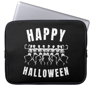 HAPPY HALLOWEEN DANCING SKELETONS LAPTOPSCHUTZHÜLLE