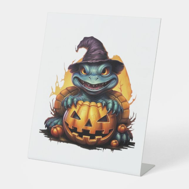 Happy Halloween Day - Funny Halloween Classic T-Sh Sockelschild (Vorderseite)