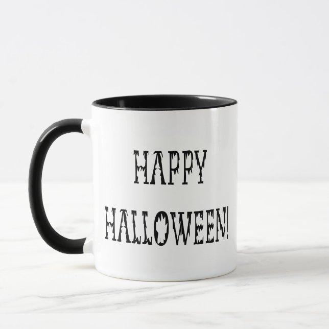 Happy Halloween Deadworld Text Tasse (Links)