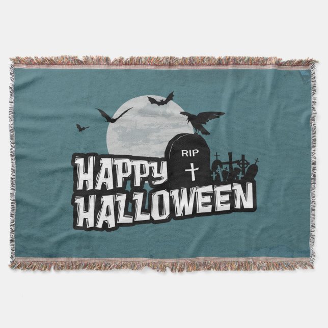 Happy Halloween Decke (Vorderseite)
