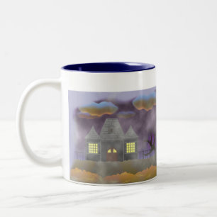 Happy Halloween- Design 1 Zweifarbige Tasse