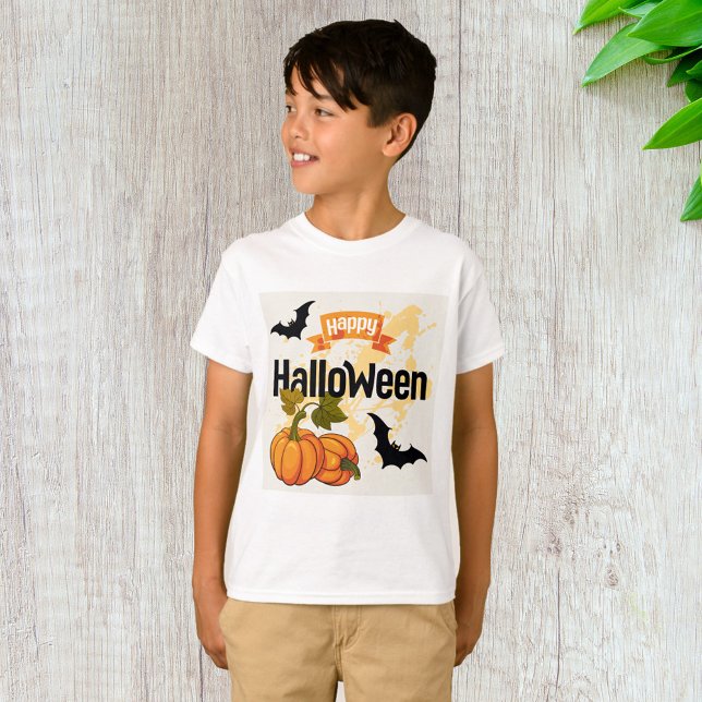 Happy Halloween Design T-Shirt (Von Creator hochgeladen)
