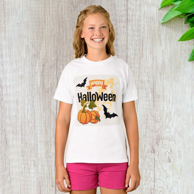 Happy Halloween Design T-Shirt (Von Creator hochgeladen)
