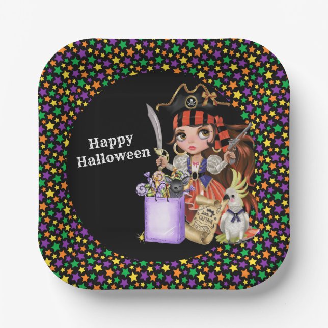 Happy Halloween Dress Up Paper Teller (Vorderseite)