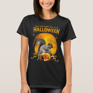 Happy Halloween Eichhörnchen Pumpkin T-Shirt