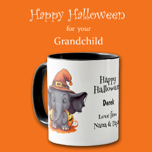 Happy Halloween Elephant Kids Tasse