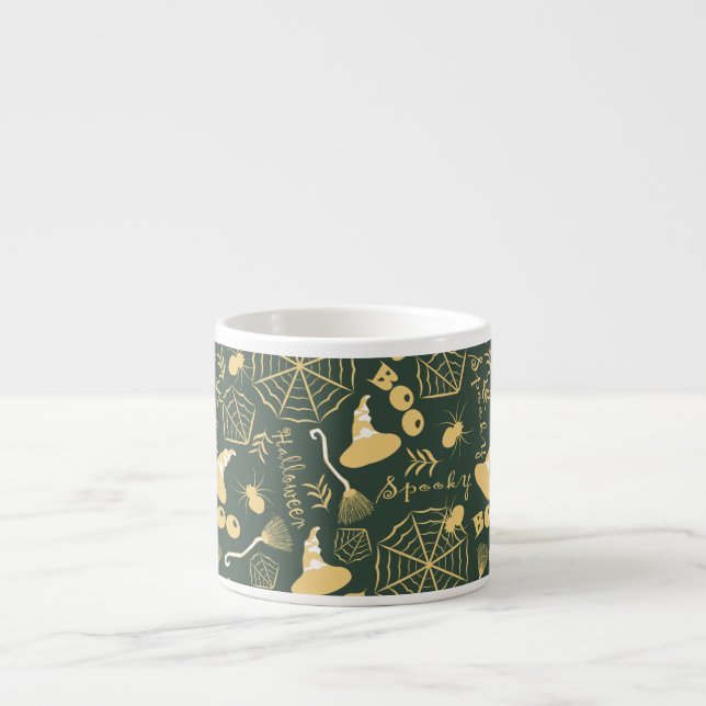 Happy Halloween Espressotasse (Vorderseite)