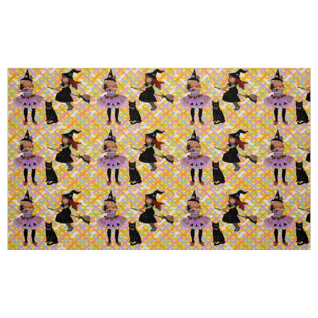 Happy Halloween Fabric Stoff (Fat Quarter (45,7 x 55,9 cm))