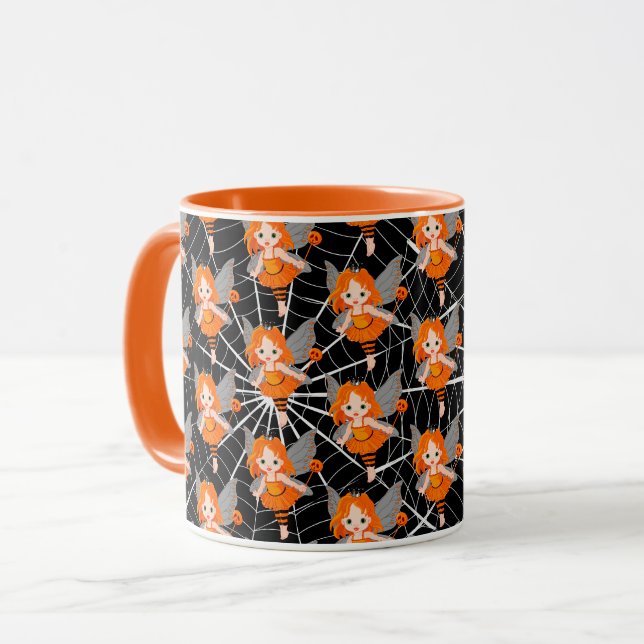 Happy Halloween Fairy Tasse (Vorderseite Links)