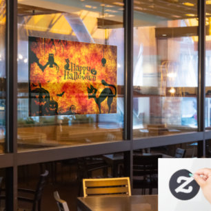 Happy Halloween Fensteraufkleber