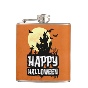 Happy Halloween Flachmann