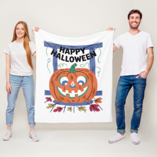 Happy Halloween Fleece Blanket