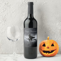 Happy Halloween Flying Hexe Personalisiert