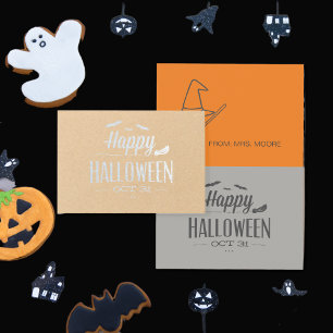 Happy Halloween Foil Card Folienkarte