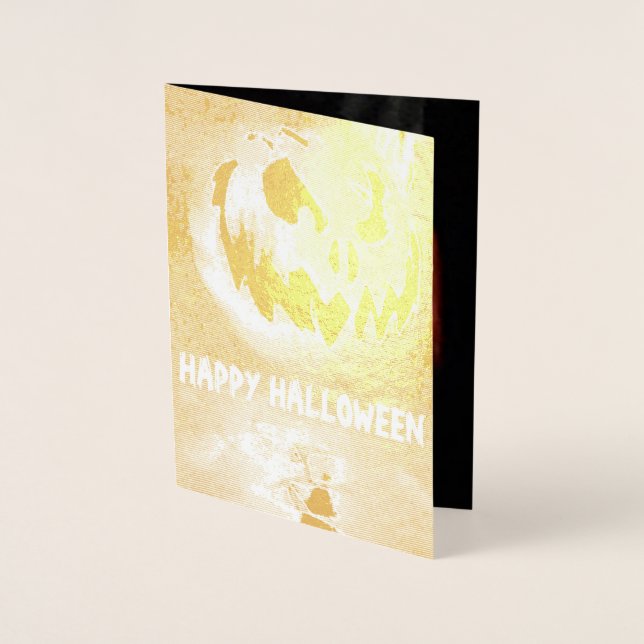 HAPPY HALLOWEEN FOLIENKARTE (Vorderseite)