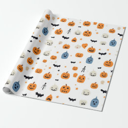 Happy Halloween for babyes white Geschenkpapier