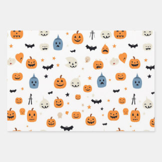 Happy Halloween for babyes white Geschenkpapier Set