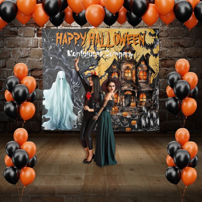 Happy Halloween Foto Stand Backdrop Wandteppich (Von Creator hochgeladen)