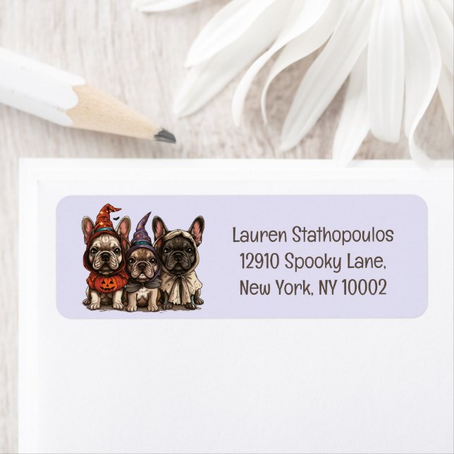 Happy Halloween French Bulldogs (Insitu)