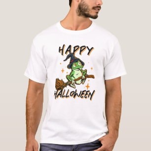 Happy Halloween Frosch Niedliche Kostüme Funny Fro T-Shirt