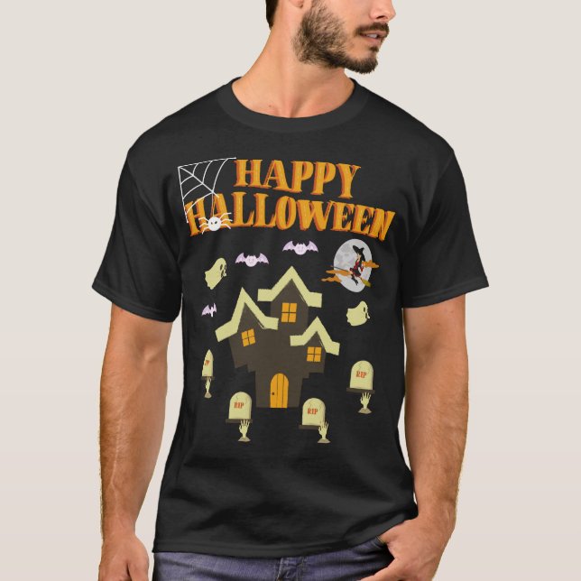 Happy Halloween Fun T - Shirt (Vorderseite)