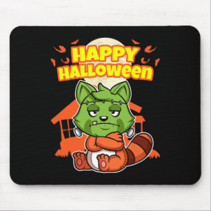 Happy Halloween Funny Beängstigend Hallow's Eve Pa Mousepad