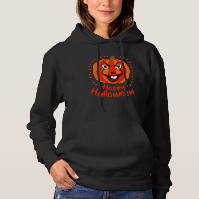 🎃 Happy Halloween - Funny, Beängstigend & Niedlic Hoodie (Vorderseite)
