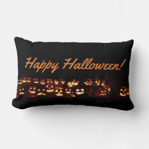 Happy Halloween Funny Beängstigend Pumpkins bei Na Lendenkissen