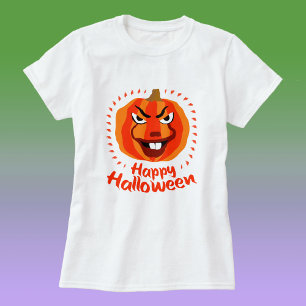 Happy Halloween 🎃 Funny Beängstigend Spooky Pumpk T-Shirt