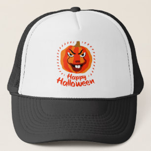 Happy Halloween 🎃 Funny Beängstigend Spooky Pumpk Truckerkappe