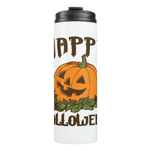 Happy Halloween Funny Halloween Kostüm Thermosbecher (Vorderseite)