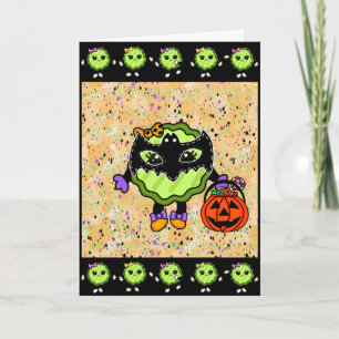 Happy Halloween Funny Holiday Pickle Karte