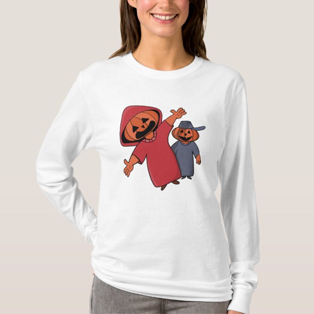 Happy Halloween für deine Freunde T-Shirt (Vorderseite)