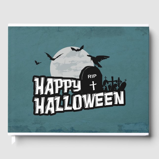 Happy Halloween Gästebuch (Vorderseite)