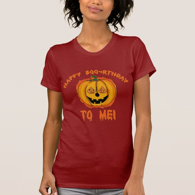 Happy Halloween Geburtstag T - Shirt und Geschenke (Vorderseite)