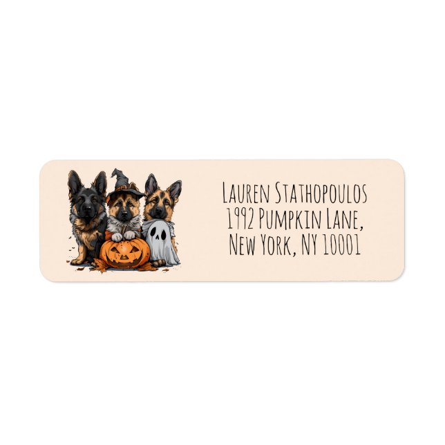 Happy Halloween German Shepherd Dogs (Vorne)