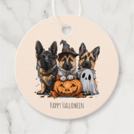 Happy Halloween German Shepherd Dogs Geschenkanhänger