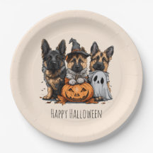 Happy Halloween German Shepherd Dogs