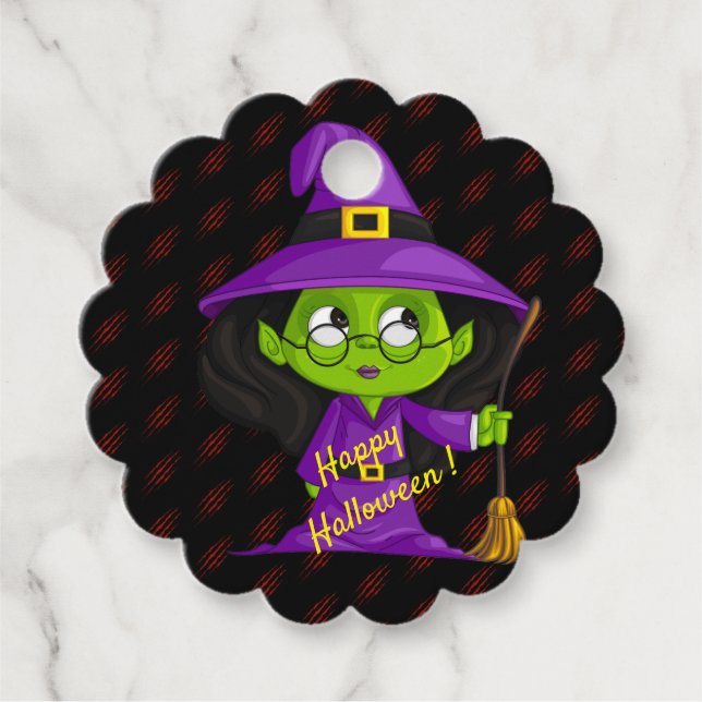 Happy Halloween Geschenkanhänger (Vorderseite)