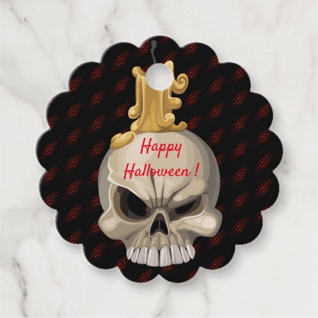 Happy Halloween Geschenkanhänger (Vorderseite)