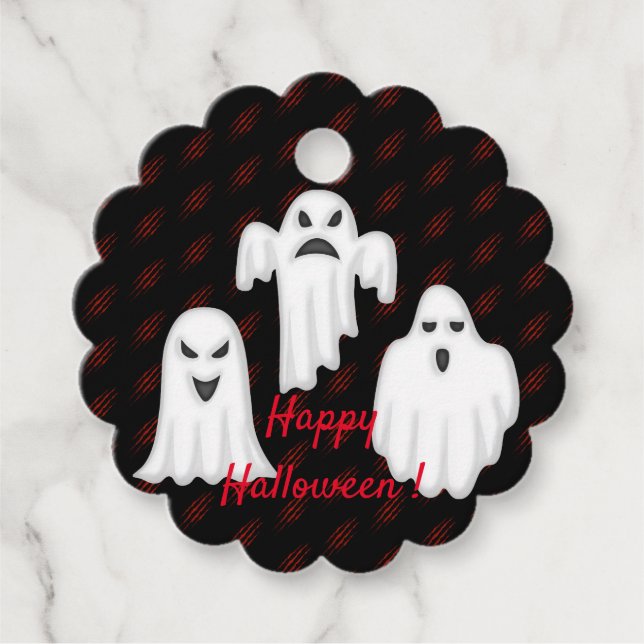 Happy Halloween Geschenkanhänger (Vorderseite)