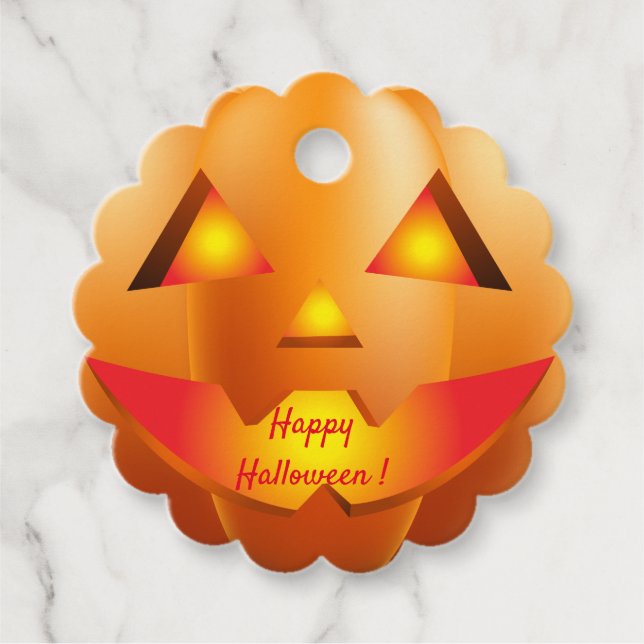 Happy Halloween Geschenkanhänger (Vorderseite)